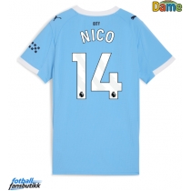 Manchester City Nico Gonzalez #14 Hjemmedrakt Dame 2025-26 Kortermet